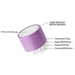 LED Renkli Hoparl�r, Kablosuz Bluetooth Hoparl�r (Mor)