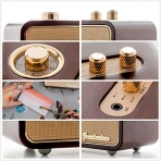 Tanabilir Retro Bluetooth Hoparlr