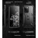 Poetic Galaxy S20 Ultra Revolution Serisi Klf (MIL-STD-810G)-Black