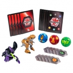 Bakugan Darkus Cyndeous & Aurelus Trox Action Figr