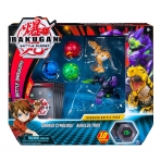 Bakugan Darkus Cyndeous & Aurelus Trox Action Figr