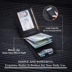 RUNBOX Minimalist Slim Wallet RFID Engellemeli Kartlk