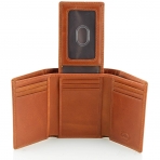 Stealth Mode Trifold Wallet - RFID Engellemeli Kartlk Ak Kahve