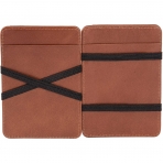 AULIV Deri RFID Engellemeli Kartl�k (Dark Tan)