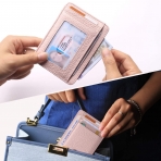 Borgasets RFID Engellemeli nce Unisex Kartlk (Pembe)