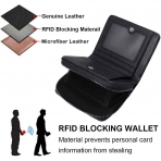 HUANLANG RFID Engellemeli Erkek Czdan (Siyah)