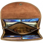 Hide & Drink Unisex �nce C�zdan (Kahve)