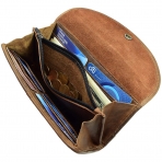 Hide & Drink Unisex �nce C�zdan (Kahve)