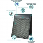 COLDFIRE RFID Engellemeli �nce Kartl�k (Siyah)