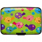 SHELL-D RFID Engellemeli Kartl�k (Ye�il Ku� Desenli)