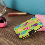 SHELL-D RFID Engellemeli Kartl�k (Ye�il Ku� Desenli)