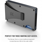 The Ridge RFID Engellemeli Metal Erkek Kartlk (Siyah)