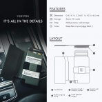 Ekster RFID Engellemeli �nce Erkek Kartl�k (Kahverengi)