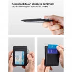 Corkor RFID Engellemeli Erkek Kartlk (Siyah)