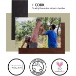 Corkor RFID Engellemeli �nce Erkek Kartl�k (A��k Kahve)