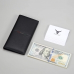 HISCOW Erkek �nce C�zdan (Siyah)