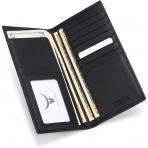 HISCOW Erkek �nce C�zdan (Siyah)