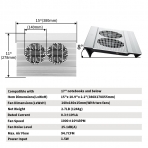 DEEPCOOL N8 Notebook Soutma Stand