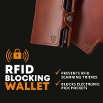 Conceal Plus RFID Engellemeli Erkek Kartlk (Kahverengi)