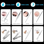 AULLUA 8 Par�a Manik�r Pedik�r Seti (Siyah)