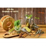 Osleek 8 Par�a Shaker Set (Paslanmaz �elik)