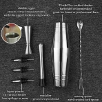 JZL 7 Par�a Shaker Set (Paslanmaz �elik)