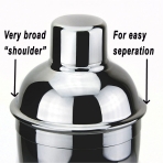 Knock 1 Back 3 Para Shaker Set (Paslanmaz elik)