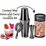 Mixology & Craft Shaker Set (Siyah)