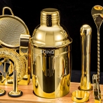 Soing Paslanmaz elik Shaker Set (11 Para)(Gold)