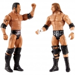 WWE The Rock ve Triple H 2 Para Figr Seti