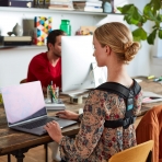 Comfy Brace Unisex Standart Beden S�rt Korsesi (Siyah)