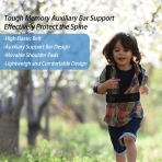 Aletege Unisex Small Beden Dik Duru� Korsesi (Siyah)