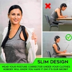 Posture Corrector Unisex Standart Beden Srt Korsesi (Siyah)