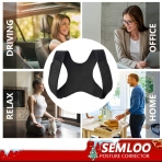 Semloo Unisex Medium Beden Dik Duru� Korsesi (Siyah)