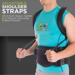 Cybertech Medical Unisex S-M Beden Dik Duru� Korsesi (Siyah)