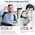 VOKKA Unisex Large Beden Dik Duru� Korsesi (Siyah)