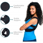 VOKKA Unisex Large Beden Dik Duru� Korsesi (Siyah)