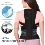 Omples Unisex Medium Beden Dik Duru� Korsesi (Siyah)