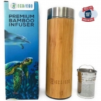 ECO/EGO 500 ml. Paslanmaz elik Termos (Bambu)