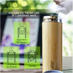 NATUREUM 500 ml. Paslanmaz elik Termos (Bambu)