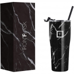 IRON FLASK Rover Paslanmaz �elik Termos (Black Marquina)(700ml)