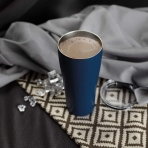 COMOOO 950 ml. Paslanmaz �eik Termos (Mavi)