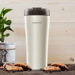 LEIDFOR Paslanmaz �elik Termos (Beyaz)(480ml)