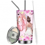 HomeT 600 ml. Paslanmaz �elik Termos (Desenli)