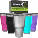 CHILLOUT LIFE 880 ml Paslanmaz elik Termos(Gri)