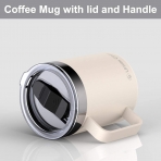 Umite Chef Yal�t�ml� Paslanmaz �elik Termos Kupa (Krem)(340ml)