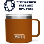 YETI Rambler Paslanmaz elik Termos Kupa (Kahverengi)(415ml)