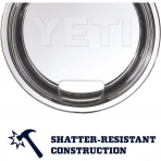 YETI Rambler Paslanmaz elik Termos Kupa (Kahverengi)(415ml)