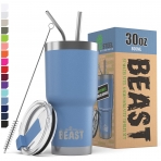 BEAST Paslanmaz elik Termos (Mavi)(880ml)