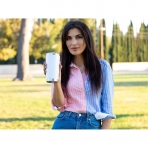 KLUBI 590 ml. Paslanmaz �elik Termos (Beyaz-Yaz�l�)